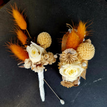 Load image into Gallery viewer, Preserved Rose Corsage and Buttonhole set