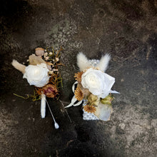 Load image into Gallery viewer, Preserved Rose Corsage and Buttonhole set