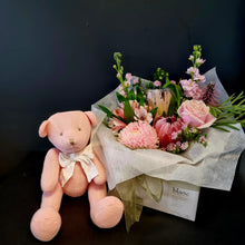 Load image into Gallery viewer, Baby Flowers & Cuddly Gift