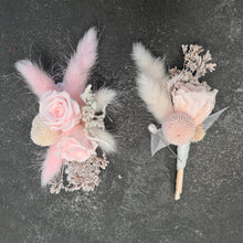 Load image into Gallery viewer, Preserved Rose Corsage and Buttonhole set