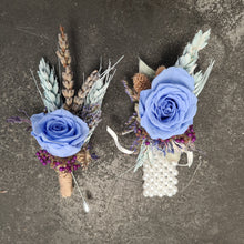 Load image into Gallery viewer, Preserved Rose Corsage and Buttonhole set