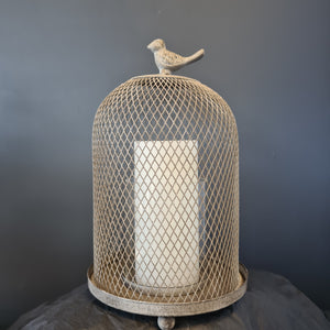 Bird Cage Candle Holder