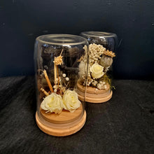 Load image into Gallery viewer, Preserved Rose Domes - Blanc Flowers
