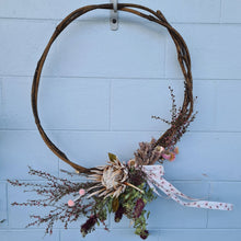 Load image into Gallery viewer, Dried Floral Vine Wreath
