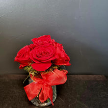 Load image into Gallery viewer, Vase of Preserved Roses - Blanc Flowers
