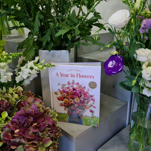 Lovely floristry hardcover book title Floret Farm's A Year in Flowers